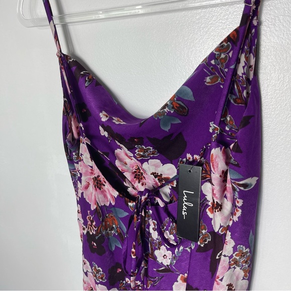 Lulu’s flower print spaghetti strap slip dress - Picture 7 of 7